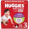thumbnail image 1 of Pañales Huggies Little Movers HuggFit 360°, talla 3 (7-13 kg) 26, 1 of 9