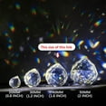 thumbnail image 6 of 4 Pack 40MM Clear Crystal Prism Ball Suncatchers Rainbow Pendants Maker, Hanging Crystals Chandelier Prisms for Windows Home Decoration, 6 of 15