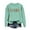 Green, variant on Christian Sweatshirts for Women, Religious Faith Crewneck Long Sleeve Shirts Ladies Tops Pullover Graphic Sweaters Navy L