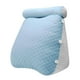 thumbnail image 1 of Almohada triangular en forma de cuña para cabecero, cojín de respaldo ajustable para sentarse azul, 1 of 9