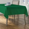 thumbnail image 2 of LA Linen Polyester Poplin Rectangular Tablecloth, 60 by 120-Inch, Emerald Green, 2 of 2