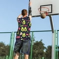 thumbnail image 5 of Xecao Avocado Love print basketball shirt for both men and women, a unisex basketball jersey perfect for theme parties-XX-Large, 5 of 6