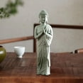 thumbnail image 4 of DOLITY Sculpture de Collection Debout Figurines Méditant Maison Cour Statue de Bouddha pour Support 01, 4 of 6