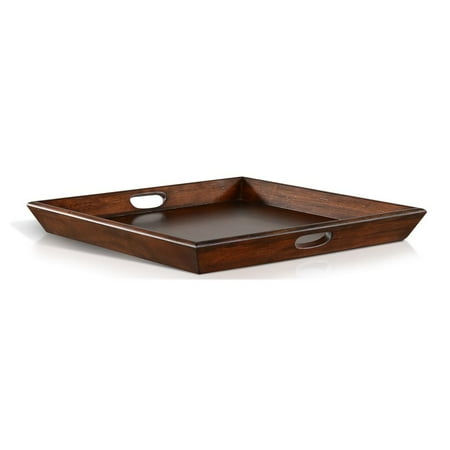 

Sunny Designs Santa Fe 27 Farmhouse Wood Ottoman Tray in Dark Chocolate