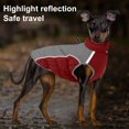 thumbnail image 4 of High Collar Pet Clothes Reflective Dog Winter Coat High Collar Snow Protection Adjustable Neck Zipper, 4 of 7