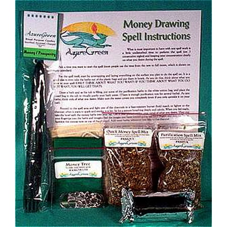 - Ready To Cast Money Drawing Ritual Spell Kit Includes Instructions and Tools