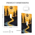 thumbnail image 5 of Zufioo Sunset River Pine Trees Print Switch Wall Plate, Dustproof and Heat-resistant Decorative Wall Switch Cover, Suitable for Residential and Commercial Areas-Mid-size, 5 of 8