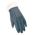 thumbnail image 4 of Fesfesfes Womens Gloves Screen Touchable Gloves Lady Winter Suede Gloves Warm Windproof Thick Gloves Full Finger Mittens For Outdoor Tops on, 4 of 4