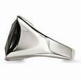 thumbnail image 3 of Stainless Steel Black CZ Polished Ring Size: 7; for Adults and Teens; for Women and Men, 3 of 6