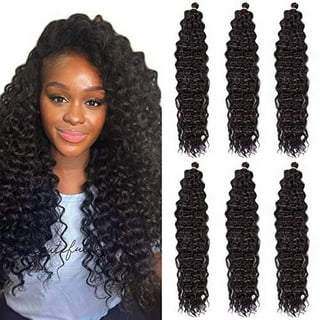 BATISI Ocean Wave Crochet Hair 30 Inch 1 Pack 1b Natural Black Deep Wave Crochet  Hair Wavy Braiding Hair Curly Crochet Hair For Black Women 30 Inch (Pack of  1) #1b