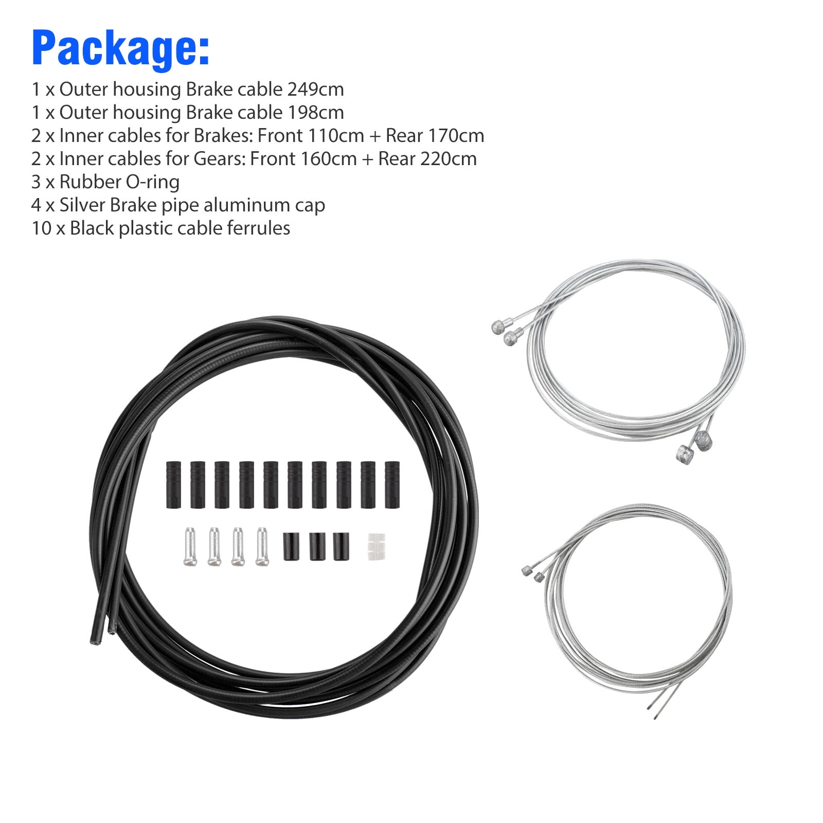Bicycle brake 2025 cable walmart