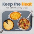 thumbnail image 4 of Chefman Roll n’ Go Food Warming Mat with Customizable Temperature Controls and Storage Bag - Grey, New, 4 of 7