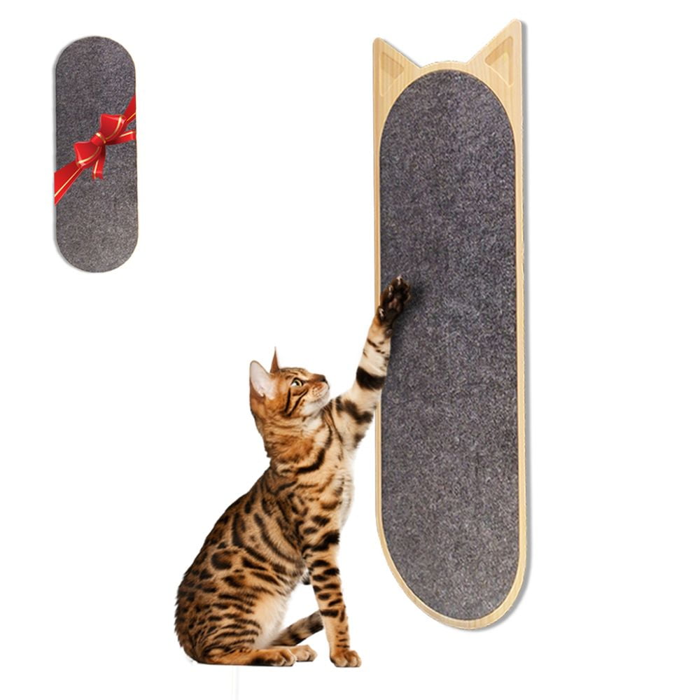 Laifug Cat Scratch Board Post for Indoor Cats,Floor or Wall Mounted Use Space-Saving.Durable