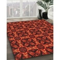 thumbnail image 2 of Ahgly Company Indoor Rectangle Patterned Cranberry Red Novelty Area Rugs, 2' x 4', 2 of 6