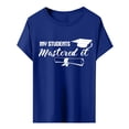 thumbnail image 6 of MEICHEN Graduation Gifts for Her: Senior 2026 Shirts Class Of 2026 T Shirt In My Senior Causal College Graduation Teacher Tee Tops Womens Spring Summer Tops, 6 of 6