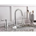 thumbnail image 5 of Moen Banbury Chrome Widespread Bathroom Sink Faucet 8 - 16 in., 5 of 6