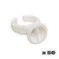 thumbnail image 1 of Disposable Permanent Make Up Pigment Rings Eyelash Extension Glue (Split Well Rings), 1 of 1