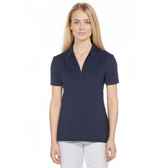 Callaway Apparel CGW447 Ladies Tonal Polo-Peacoat-L