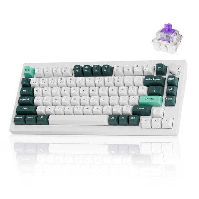 Teclado inalámbrico Keychron Q1 HE con efecto Hall, RGB, compatible con Mac y Windows