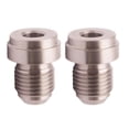thumbnail image 1 of 2x Plata Adaptador de Soldadura Recta, Accesorios de Conector CNC Mecanizado de de, 1 of 9