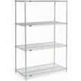 thumbnail image 4 of Nexel Wire Shelving, Poly-Z-Brite, 48"W X 24"D X 86"H, 4 of 4