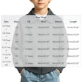 thumbnail image 3 of Atogsazn Kids Boys Waffle Full Zip Hoodies Childrens Casual Long Sleeve Collared Jacket Fall Winter Tops Outerwear Dark Gray 7-8 Years Fashion, 3 of 9