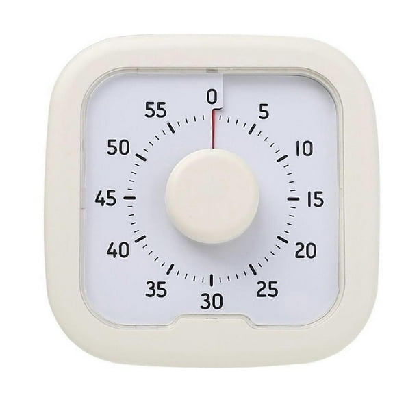 Silent Visual Timer 60-Minute Stopwatch Alarm Clock Countdown Timer ...