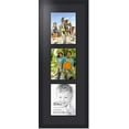 thumbnail image 1 of collage photo frame double mat with 3 - 8x10 openings and  black frame, 1 of 2