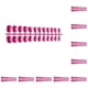 thumbnail image 1 of Guardurnaity 24 piezas de uñas postizas de ataúd de colores en forma cuadrada de longitud media Artificial DIY uñas elegantes para salones de veinte 10Conjunto, 1 of 6