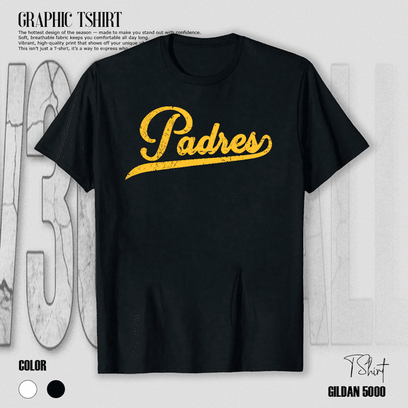 San Diego Baseball Fan Vintage Padres Team Spirit Retro Graphic Unisex T-Shirt V70417, up to size 5XL