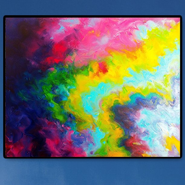 Cuadros Decorativos Kit de pintura por números DIY humos aceite arte imagen artesanía hogar pared decoración (BY007) Wdftyju de costura negro 4 estilos