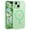 Light Green, variant on GAOBAO Magnetic for iPhone 15 Case, Compatible with MagSafe, Drop Protection, 6.1" Metal Camera Frame Translucent Slim Protective Cover for Women Girls, Pink