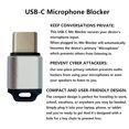 thumbnail image 3 of Bloqueadores Micrófono USB C Protector Privacidad Funciona Con Cualquier Dispositivo (Silver), 3 of 9