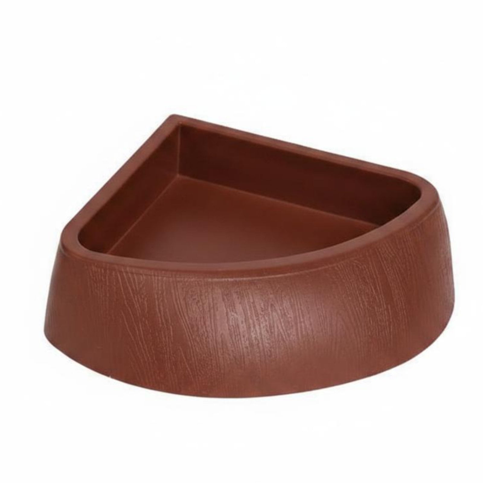 koolsoo Reptile Water Dish Corner Feeding Bowl Stable Anti Spill Design for Fast Cleaning Suitable for Lizards Snakes and Vivarium Habitats