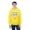 Yellow Spongebob Face, variant on SpongeBob SquarePants Big Boys' Fleece Pullover Hoodie Yellow Body