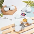 thumbnail image 5 of 24 pc Round Aluminium Tin Cans Aluminium Jar Storage Containers for Cosmetic Candles Candies with Screw Top Lid White 4.15x1.8cm Inner Diameter: 34.5mm Capacity: 15ml, 5 of 6