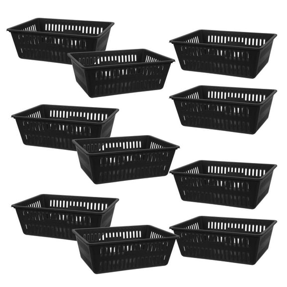 NICEXMAS 10pcs Small Plastic Storage Bins Coin Basket Plastic For Gamers Gaming Room Use