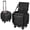 Black Fuhold L, variant on Byootique Portable Soft Sided Makeup Backpack Travel Barber Cosmetic Storage Organizer Travel with Removable Pouch for Makeup Artist Hairstylist, Purple