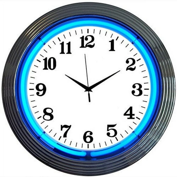 Neon Wall Clocks