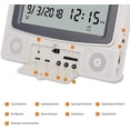 thumbnail image 4 of ROYAL WIND Muslim Azan Prayer Clock Athan Adhan Qibla Salah Prayer 1500 Cities Compass Islamic Praying Clock Digital Desk Clock, 4 of 6