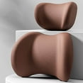 thumbnail image 2 of Car Headrest Lumbar Support Cushion - Ergonomic Car Headrest and Lumbar Support Kit - Memory Foam Neck and Back Cushion Set for Driving Comfort, 2 of 6