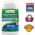 thumbnail image 7 of 2 Pack Best Naturals Vitamin B1 500 mg 120 Tablets | Vitamin B1 as Thiamine Mononitrate, 7 of 7