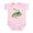 Petal Pink, variant on CafePress - Green Snake Infant Bodysuit - Baby Light Bodysuit, Size Newborn - 24 Months