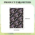 thumbnail image 4 of Lsque Snake And Floral1 Premium Golf Towel - Ultra Absorbent and Quick Drying Microfiber Towel with Carabiner - Gift for Men -24" X 16", 4 of 8