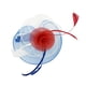 thumbnail image 5 of Novedad Malla Flor Sombrero  Bandera Nacional Color Fascinator Diadema Banquete Cóctel Sombreros Baoblaze Diadema fascinante para mujeres, 5 of 8