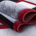 thumbnail image 3 of Allstar Rugs Allstar Woven Geometric Small Block Design Rug Red 5' 2"x7' 1" 5' x 8', 3 of 7