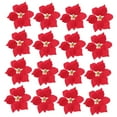 thumbnail image 4 of SWETRACE Event Planners Small Artificial Poinsettias Red 20Set 7.9x7.9x1.2in, 4 of 8