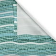 thumbnail image 4 of Ambesonne Mosaic Valance Pack of 2, Traditional Wavy Mosaic Tile, 54"X12", Cadet Blue and Jade Green, 4 of 5