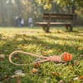thumbnail image 6 of Moonsky Dog Rope Ball Toy, Durable Rubber Knot Ball for Aggressive Chewers and Molar Teeth Cleaning for Indoor Play, 6 of 6