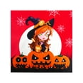 thumbnail image 6 of Girls Dress Halloween Pumpkin Witch Bow Tie Party Costume 7 Years, 6 of 7